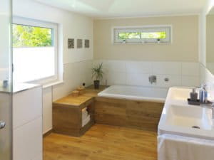 Parkett im Badezimmer Parkett im Badezimmer