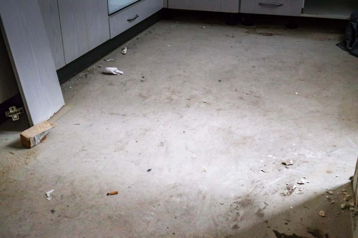 Abriss Laminatboden