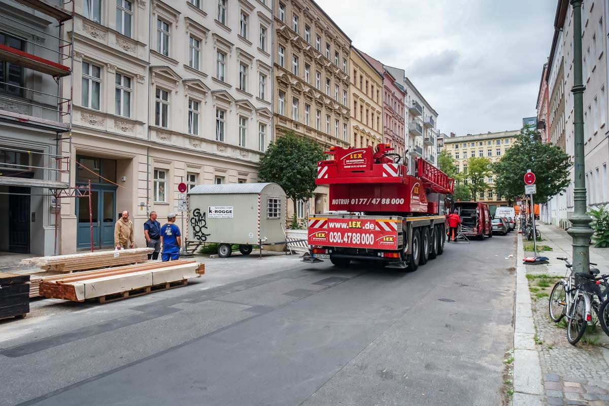 Der Kraneinsatz