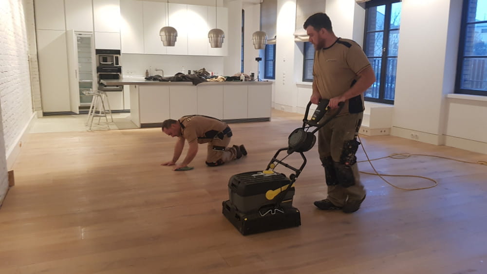 Landhausdiele neu aufbereitet