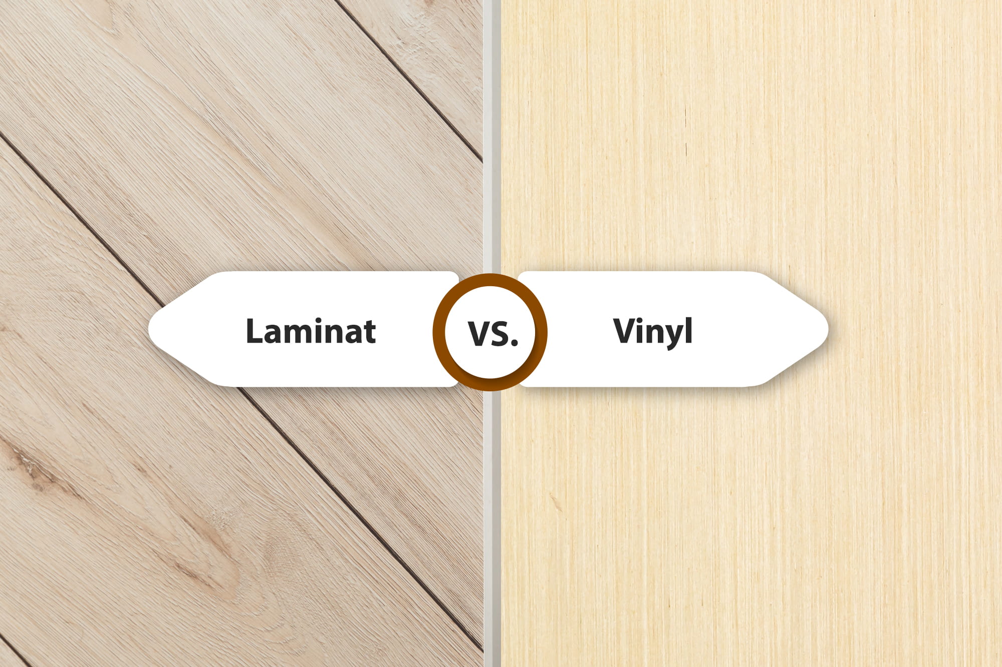 Laminat oder Vinyl: Vor- und Nachteile dieser Bodenbeläge im Vergleich.