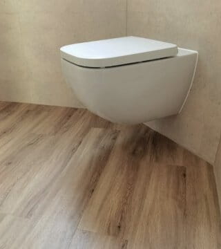 Vinyl badezimmer toilette