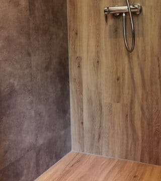 Exklusivleistungen 18 Badezimmer dusche Vinyl