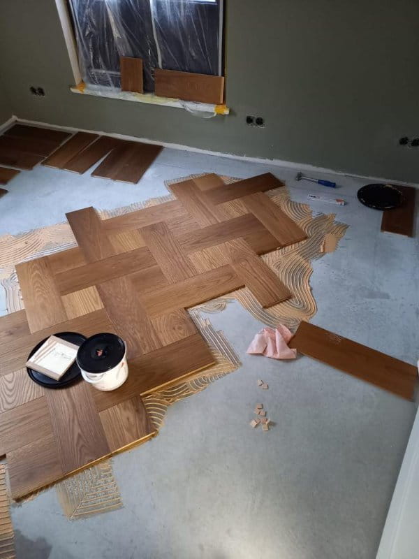 Flechtboden verlegen