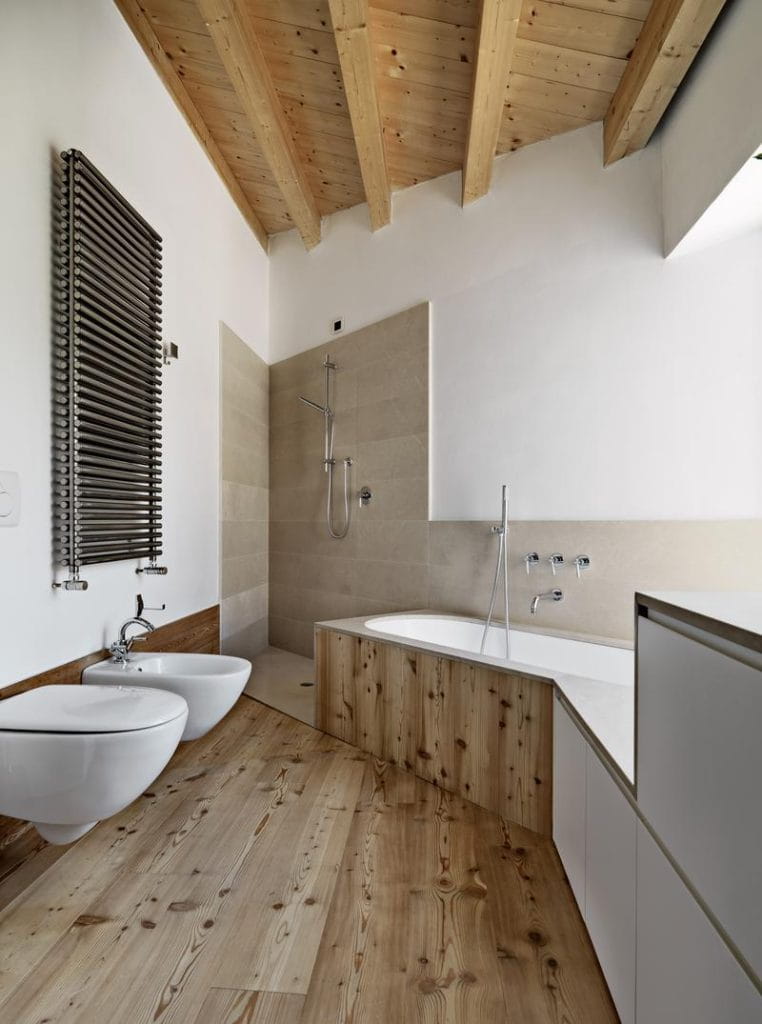 Parkettboden im Bad – ihre Fliesenalternative (?) 7 domke parkett modern bathroom