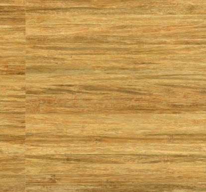 Ein Teil eines Bambusparketts mit Fokus auf die Maserung, hier mit horizontaler, dunkler Maserung.