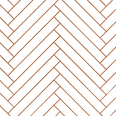 Sich wiederholende braune Linien bilden ein Fischgrätenmuster auf weißem Hintergrund.